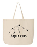 Zodiac Constellation Tote Bag