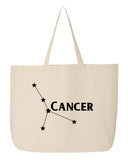 Zodiac Constellation Tote Bag