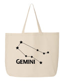 Zodiac Constellation Tote Bag