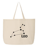 Zodiac Constellation Tote Bag