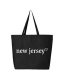 State Heart Canvas Tote