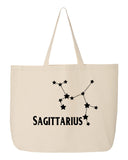 Zodiac Constellation Tote Bag