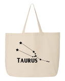 Zodiac Constellation Tote Bag