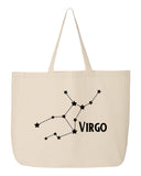 Zodiac Constellation Tote Bag